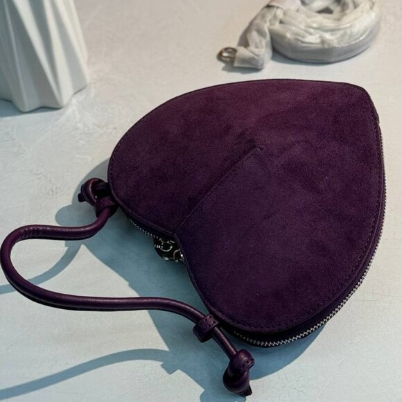 Mini Leather and Suede Handbag “Heart Chic” - Picture 7 of 13